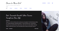Desktop Screenshot of downtomarsgirl.com